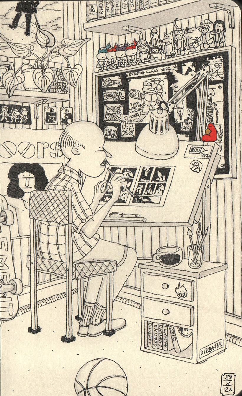 Drawing class hero