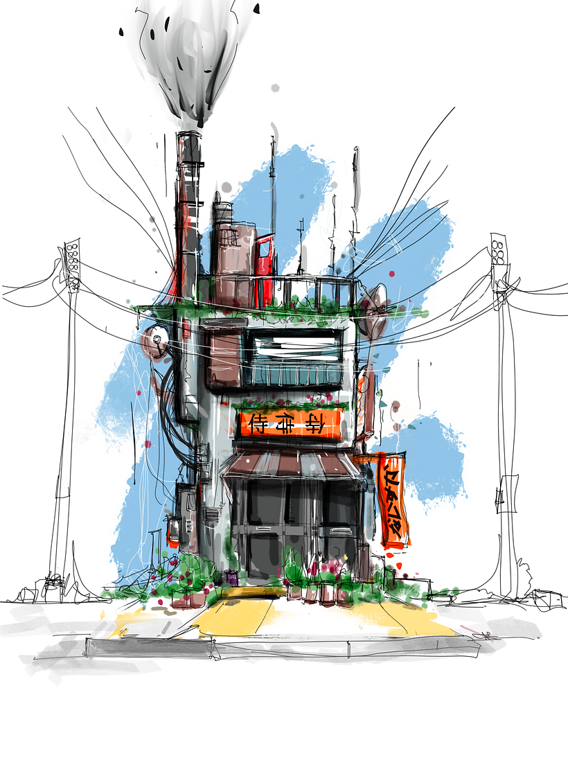 Fist ever expressive piece, Im a little embarrassed but I at least I've got only got 999 sketches left until im any good!  2