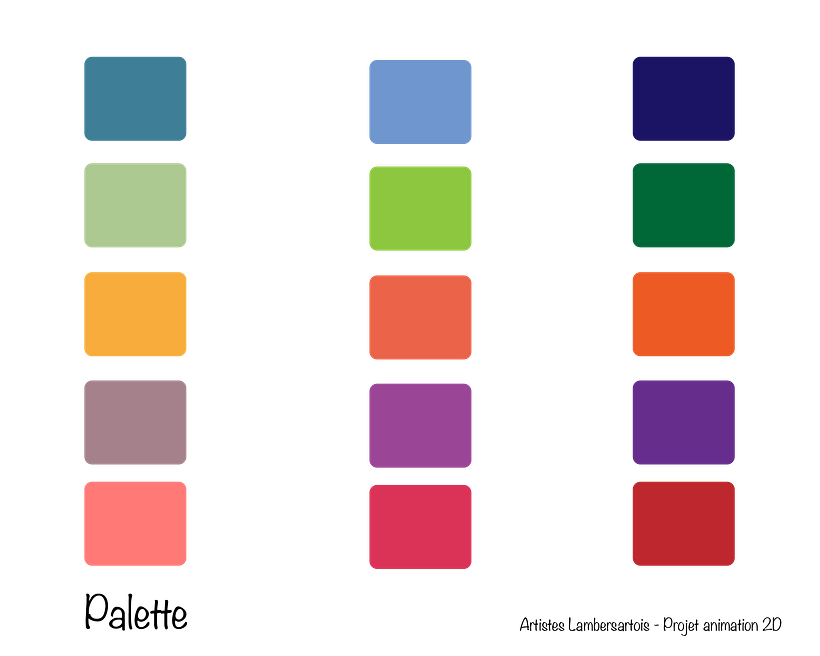Moodboard 6 : recherche de couleurs