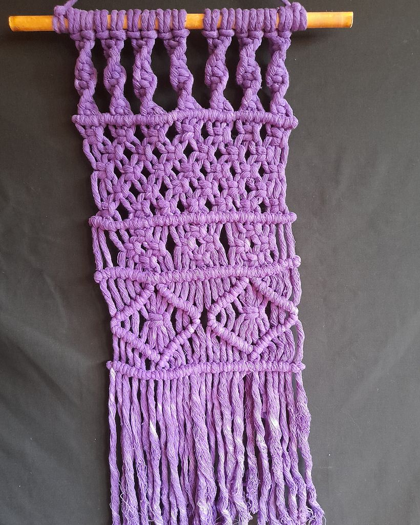 Mi proyecto del curso: Macramé: nudos básicos y complejos 2