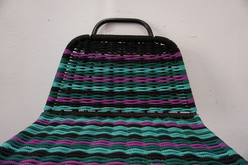 Intreccio tradizionale , 4 colori, corda in PPL 5 mm
