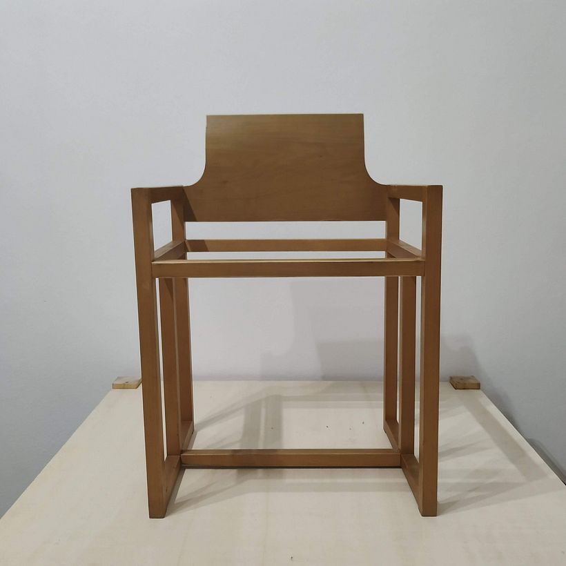 Struttura nuda in legno