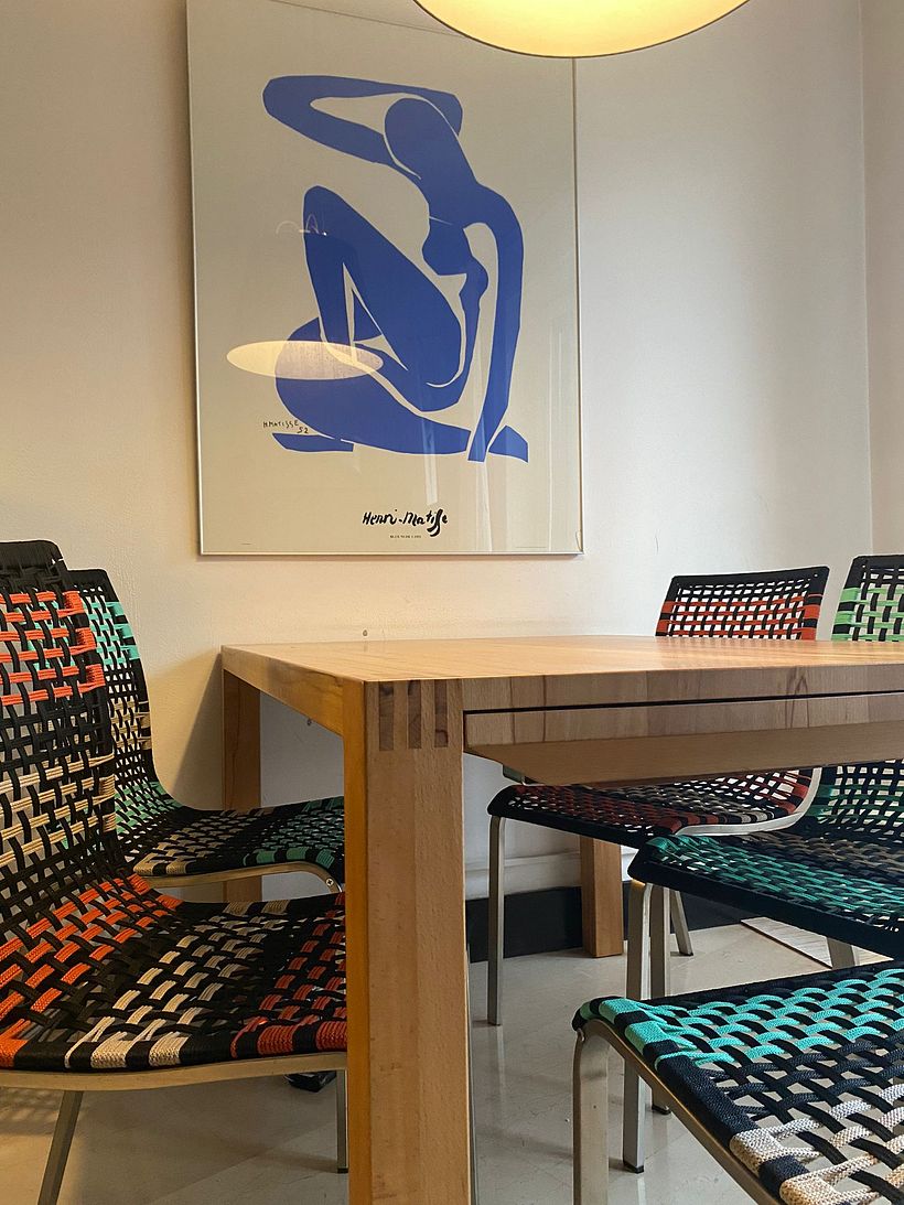Restyling set sedie in alluminio