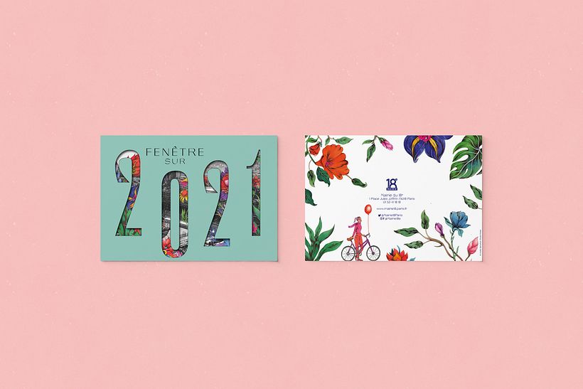 Mairie de Paris - voeux 2021 - Traditionelle Illustration