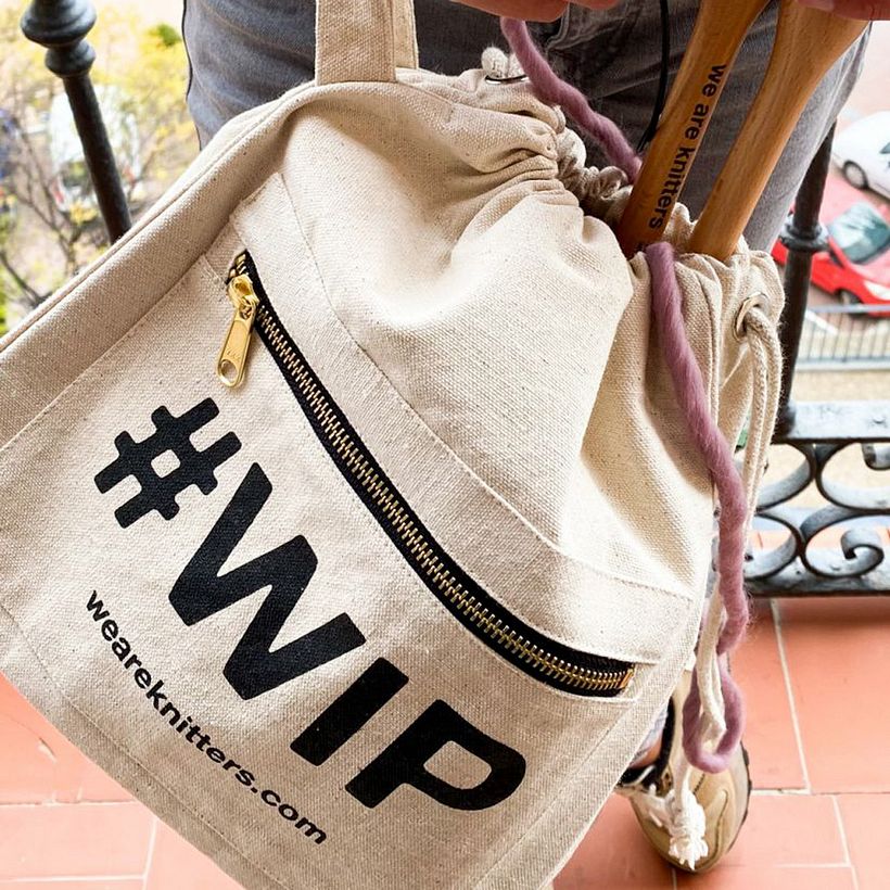 We Are Knitters | Work in progress bag