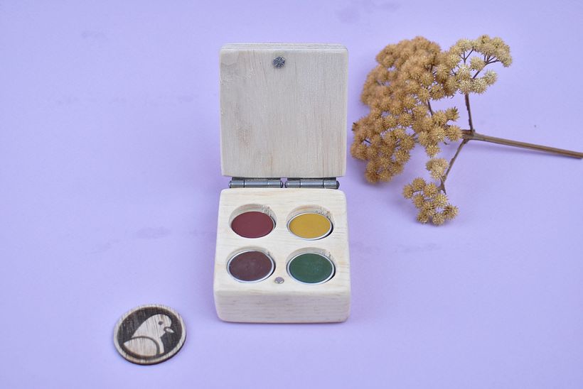 Estuche de Acuarelas botánicas y térreas 8