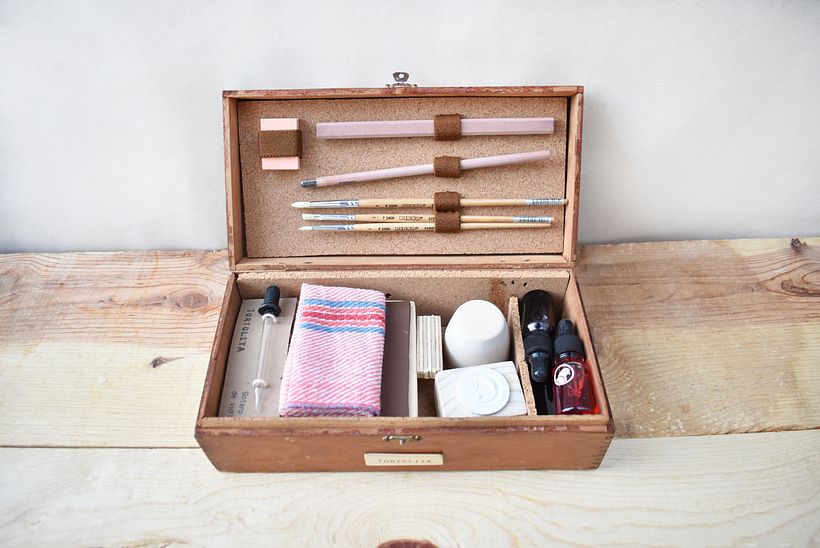 Esta es una versión con una caja antigua recuperada.