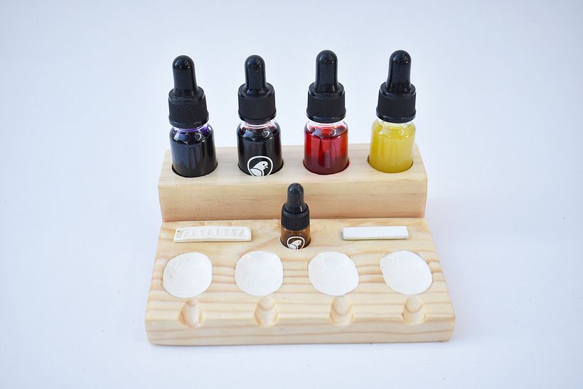 Base Paleta Mezcladora y Tintas acuarelables 3