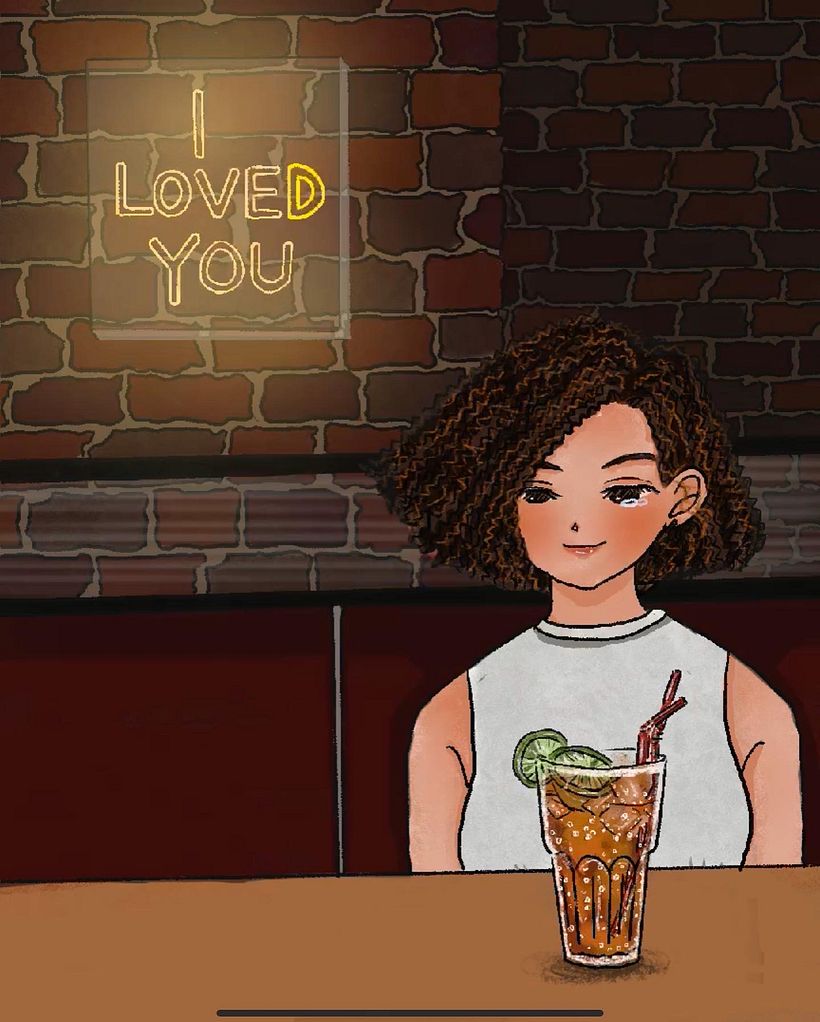 My project for course: Animated Illustration in Procreate: Tell a Story with Movement : I LOVED YOU 4