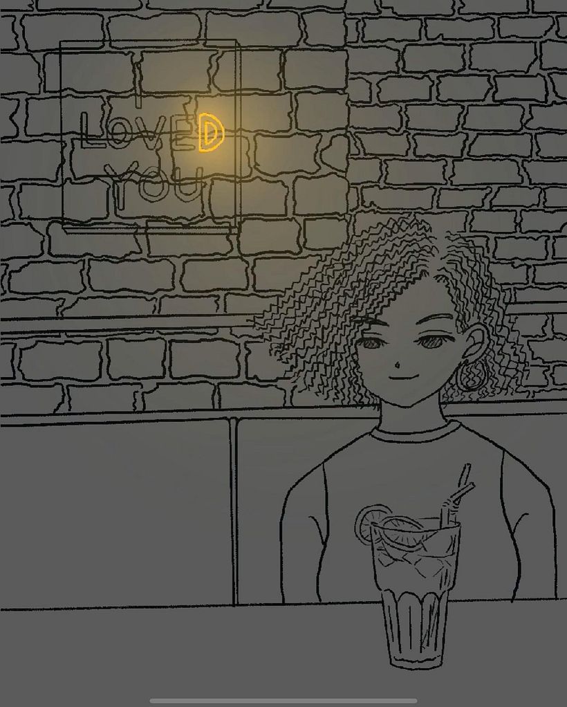 My project for course: Animated Illustration in Procreate: Tell a Story with Movement : I LOVED YOU 5