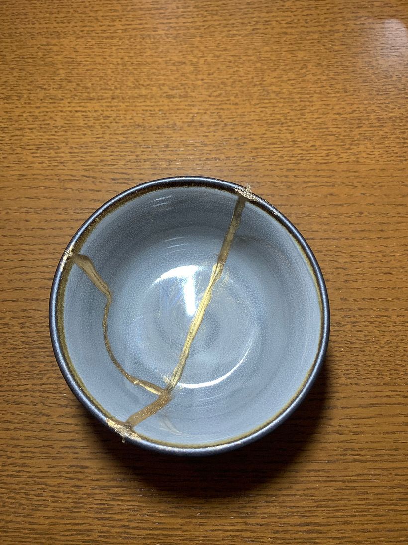 Mi proyecto del curso: Introducción al Kintsugi: restaura tu cerámica con oro  8
