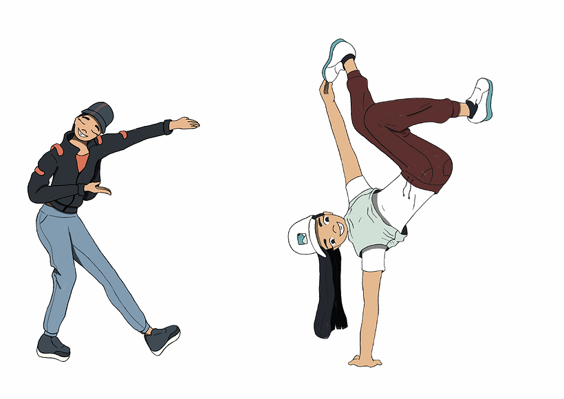 More poses