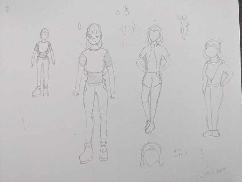 Exploratory sketches