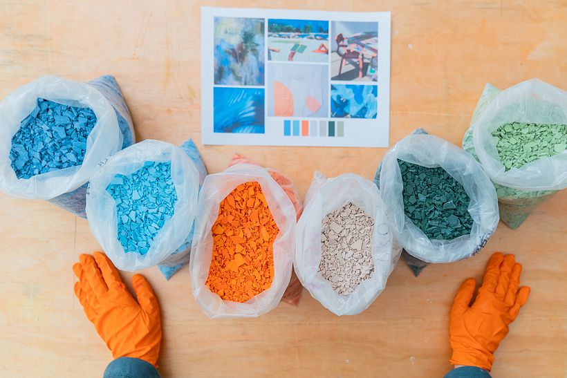 Organsing my terrazzo chips