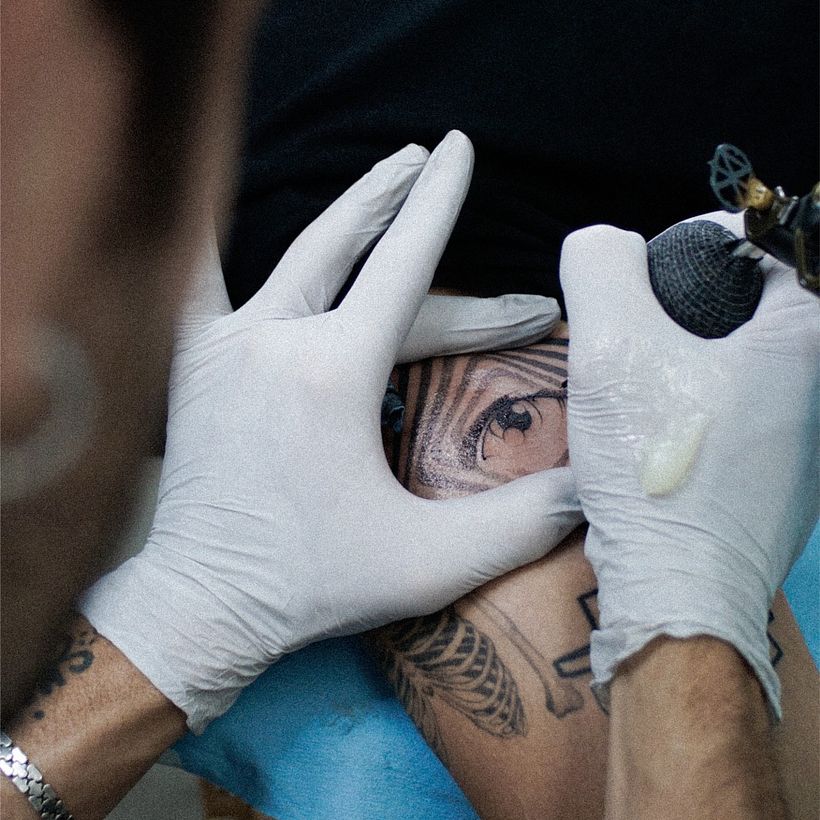 OP ART EYE TATTOO 4