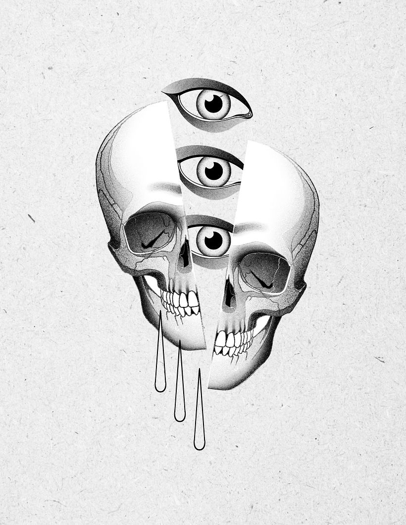 SURREAL SKULL 4