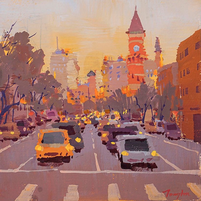 Pleinair Gouache paintings 5
