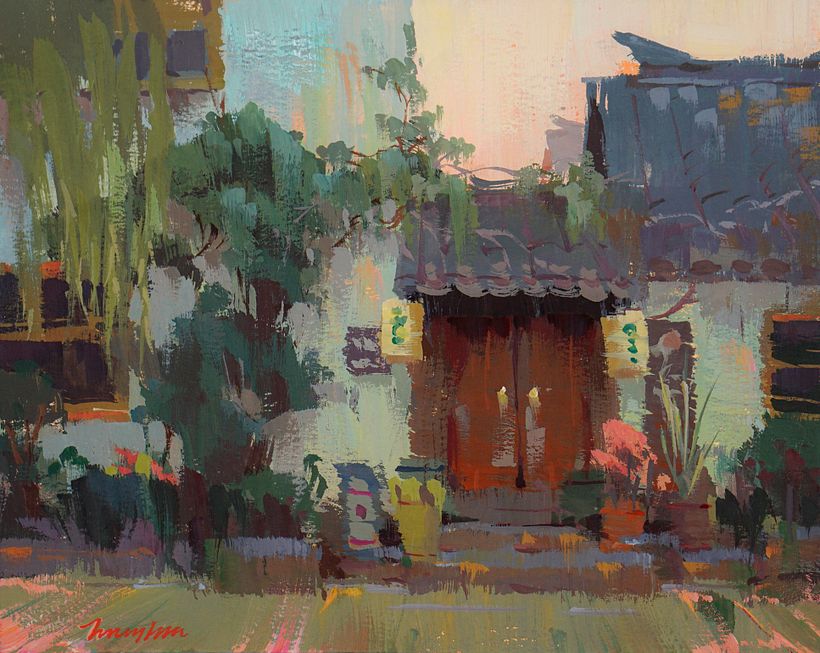 Pleinair Gouache paintings 8