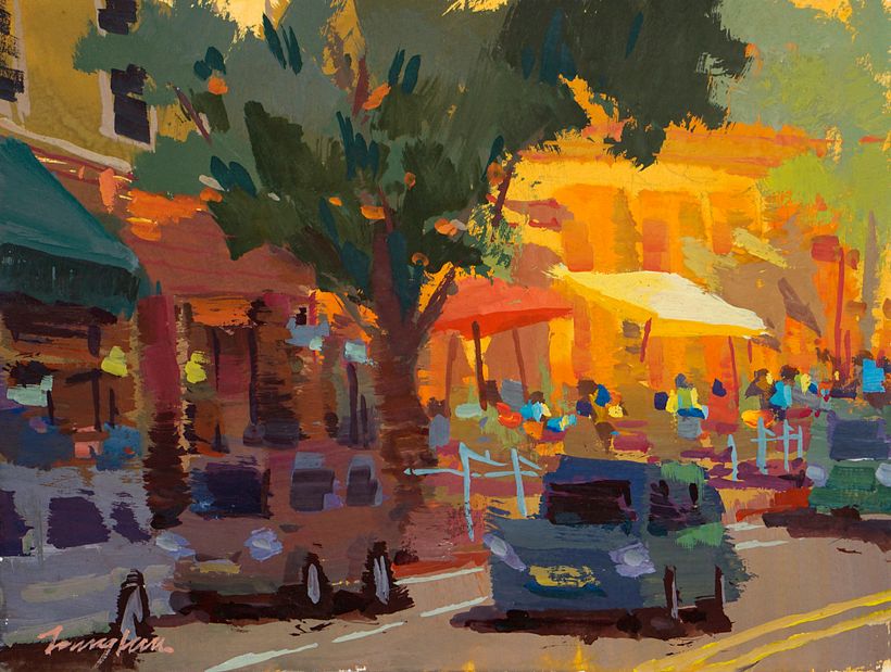 Pleinair Gouache paintings 9