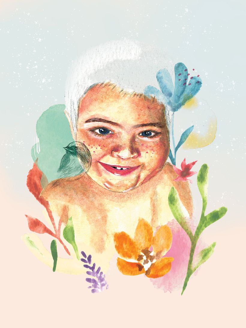 My project for course: Illustrated Portrait in Watercolor 6