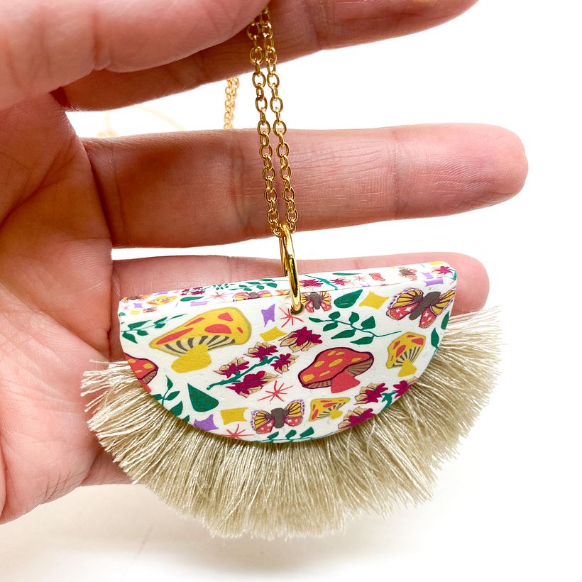 necklace made from he cane