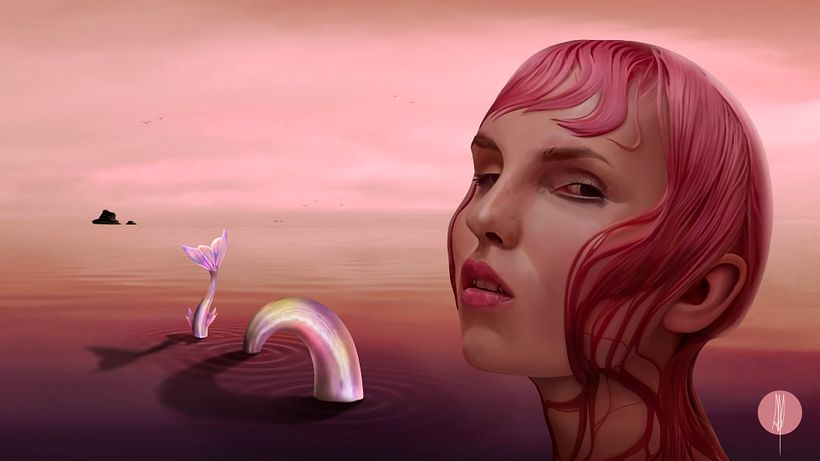La chica del pelo rosa