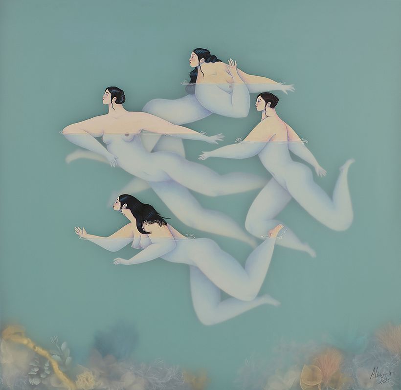"Oceanids". Solo Exhibition 4