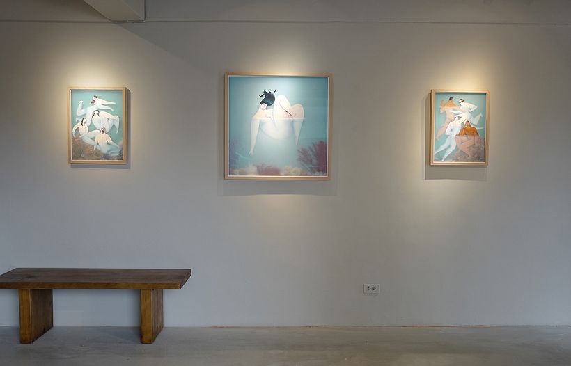 "Oceanids". Solo Exhibition 14