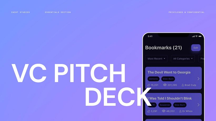 VC Pitch Deck Template 2