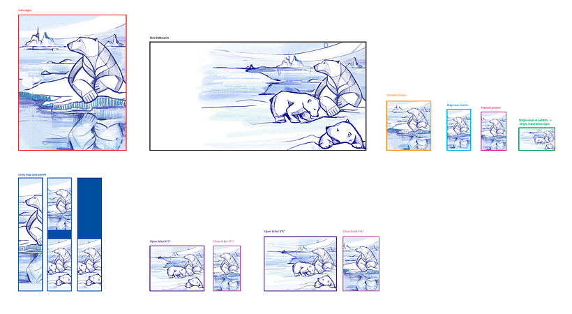 Sizes and format layout