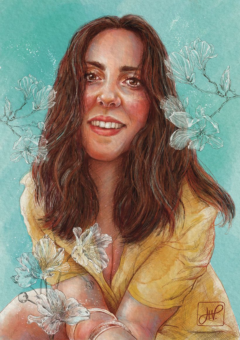 Mi proyecto del curso: Retrato ilustrado con Procreate 3