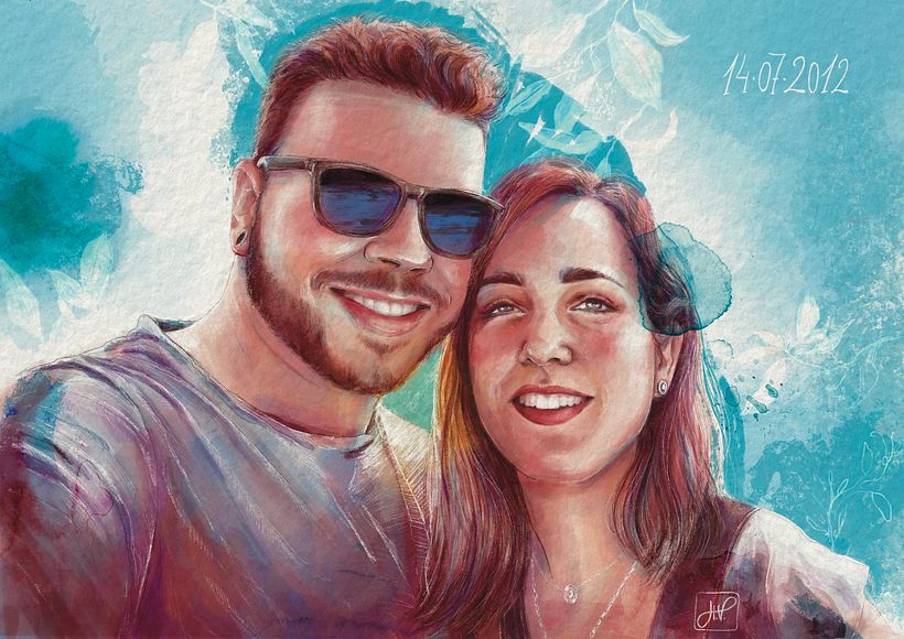 Mi proyecto del curso: Retrato ilustrado con Procreate 4