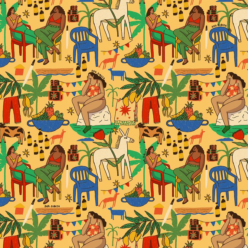 Caribe Romántico: Diseño de estampados para superficies textiles con Photoshop 3