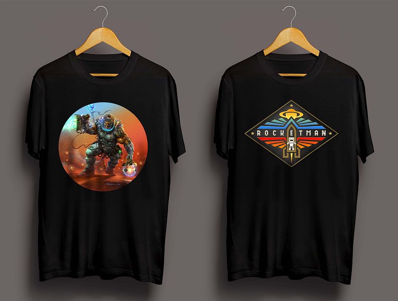 Diseño de camisetas para el merchandising.