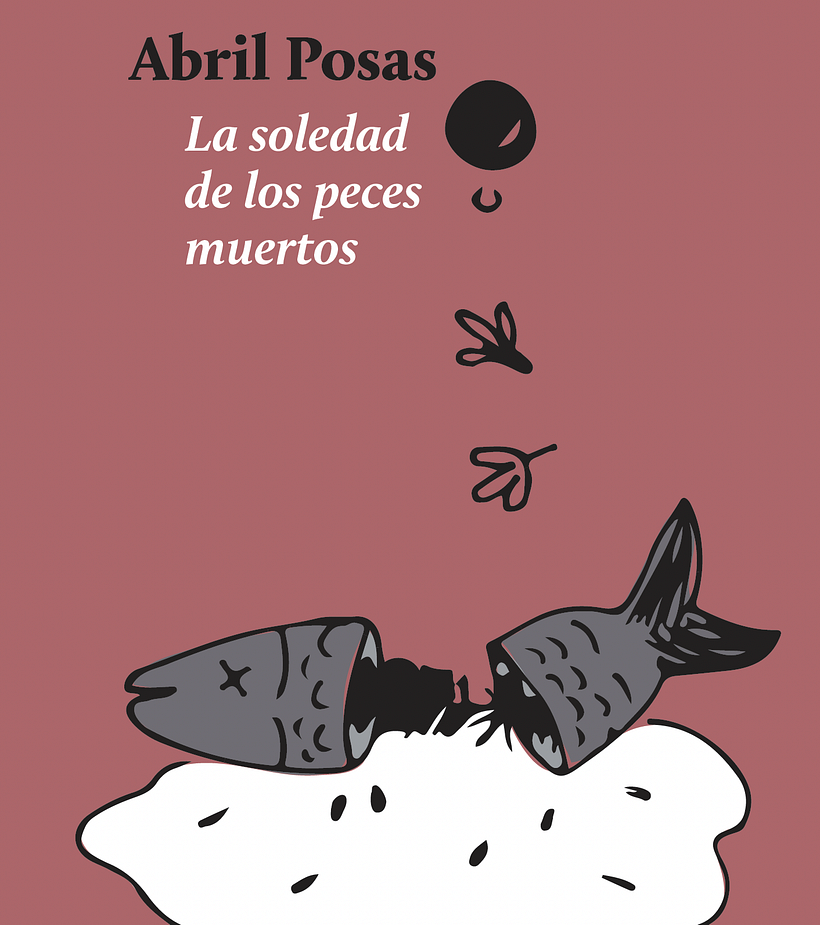 Portada del cuento para la antología Río entre las piedras, de la ilustadora Peras y Manzanas