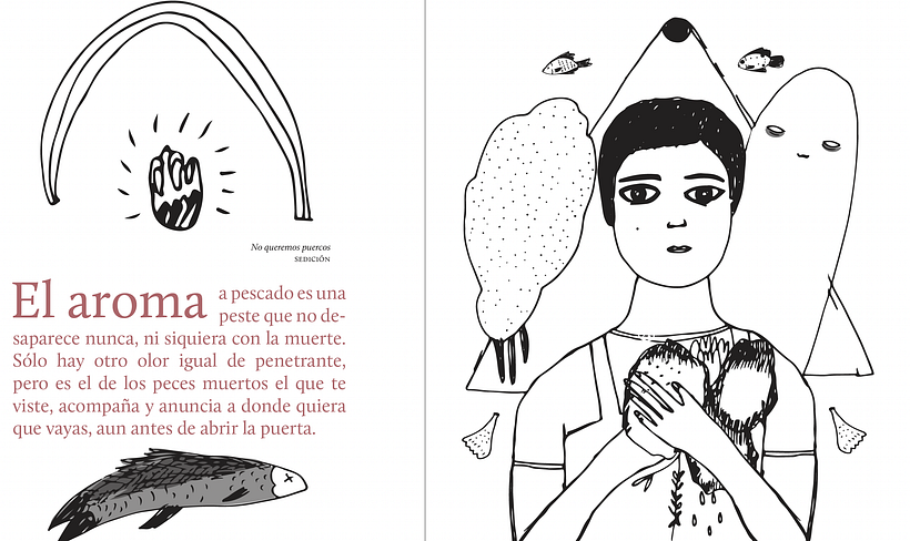 ilustraciones de Peras y Manzanas