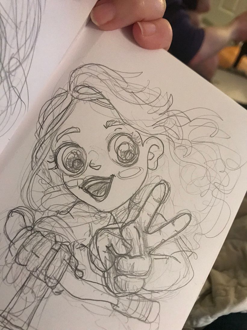 Drawing 1 of my friend’s daughter