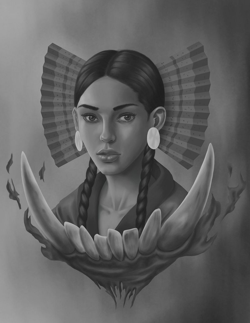 Mi primer intento en grises.