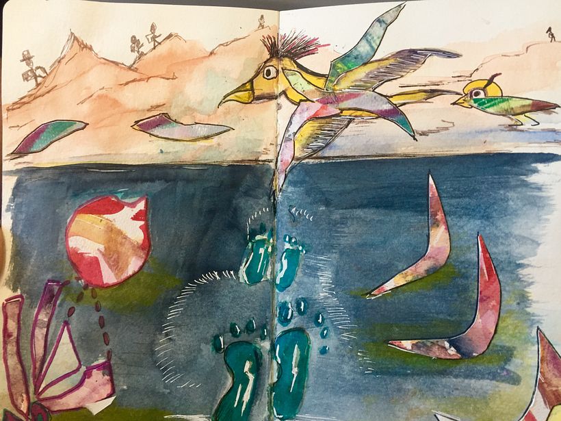 My project for course: Creative Watercolor Sketching for Beginners 6