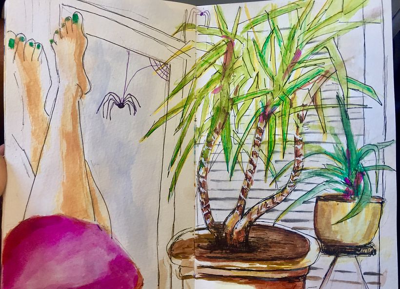My project for course: Creative Watercolor Sketching for Beginners 8
