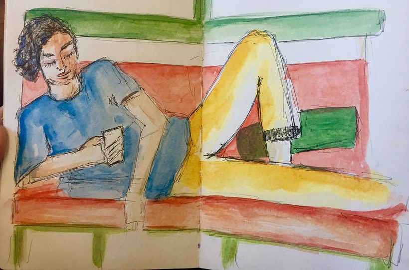 My project for course: Creative Watercolor Sketching for Beginners 9