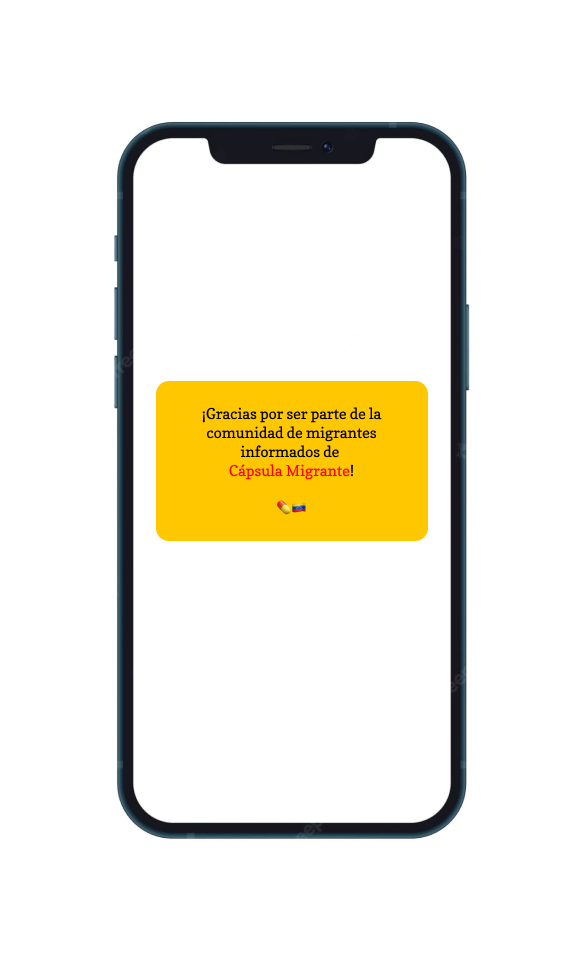 Cápsula Migrante, una app para migrantes informados 9
