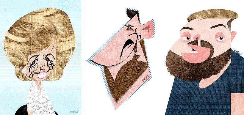 María Teresa Campos, Leo Messi e Ibai Llanos.