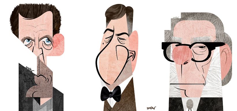 Hugh Laurie, Robert De Niro e Isaac Asimov.