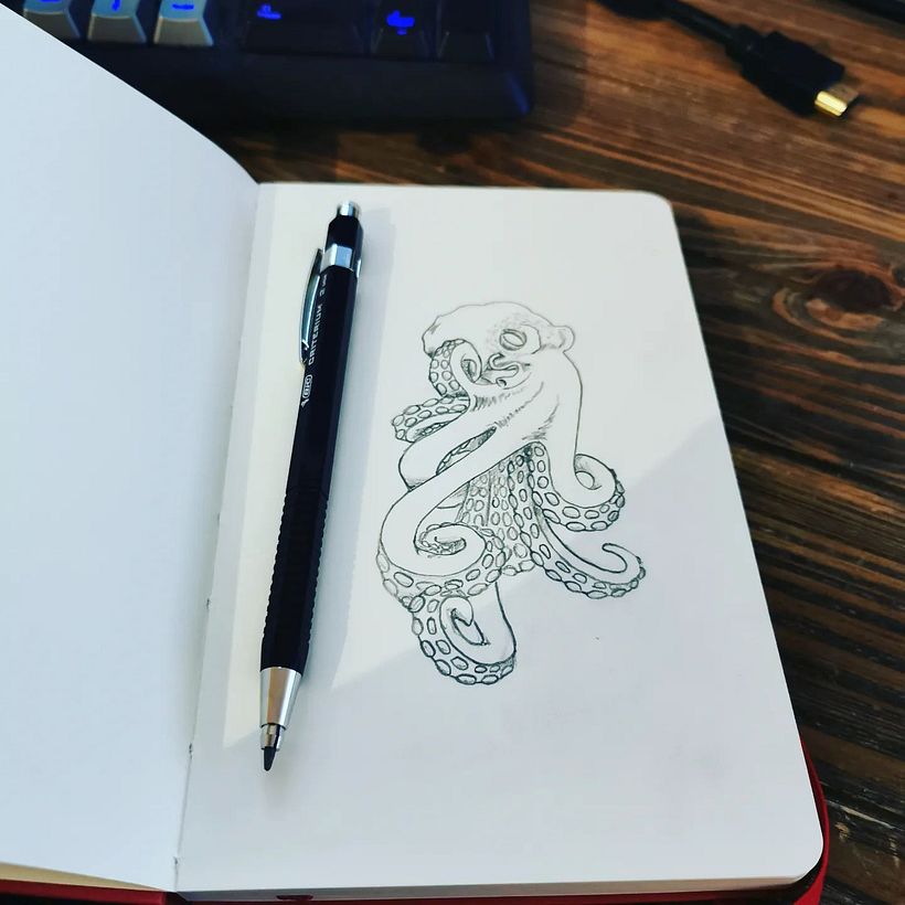 Carnet de croquis d'avant cours 5