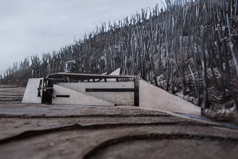 Thermal Baths, model, scale 1:200