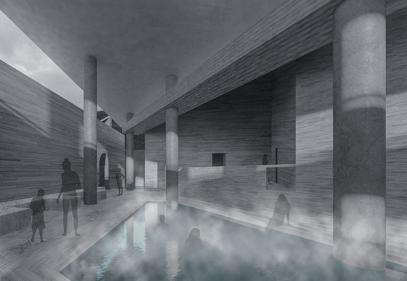 Thermal Baths, 3D model
