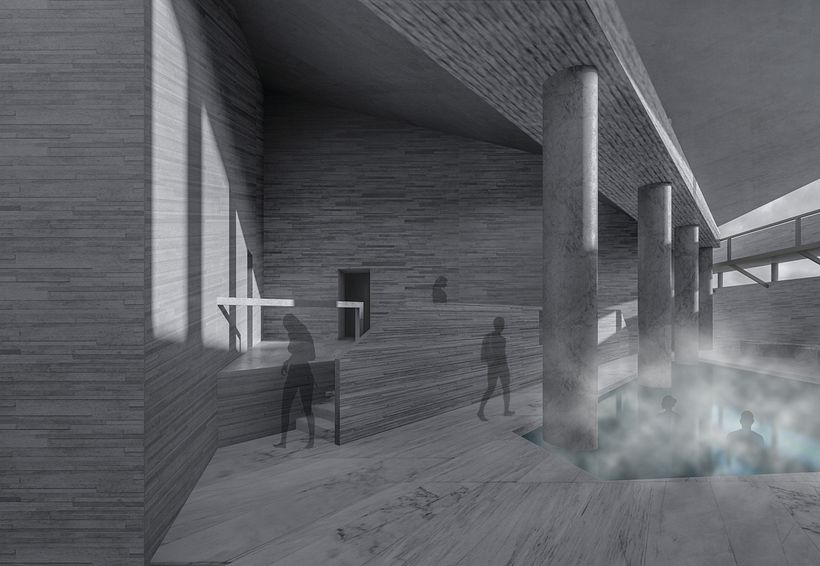 Thermal Baths, 3D model