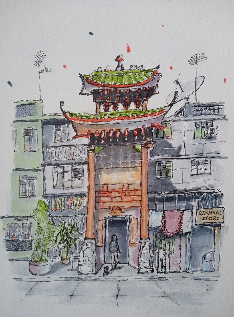 My project for course: Expressive Architectural Sketching with Colored Markers 4