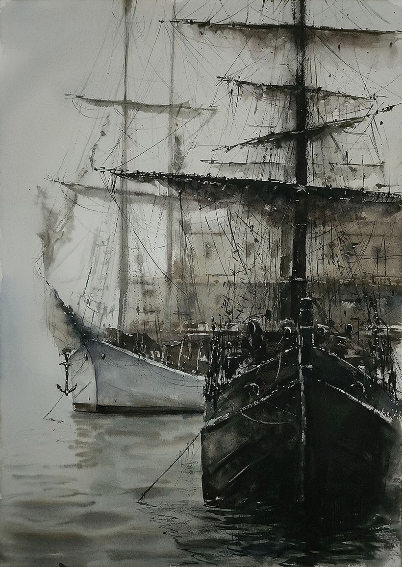 Masts and other details.